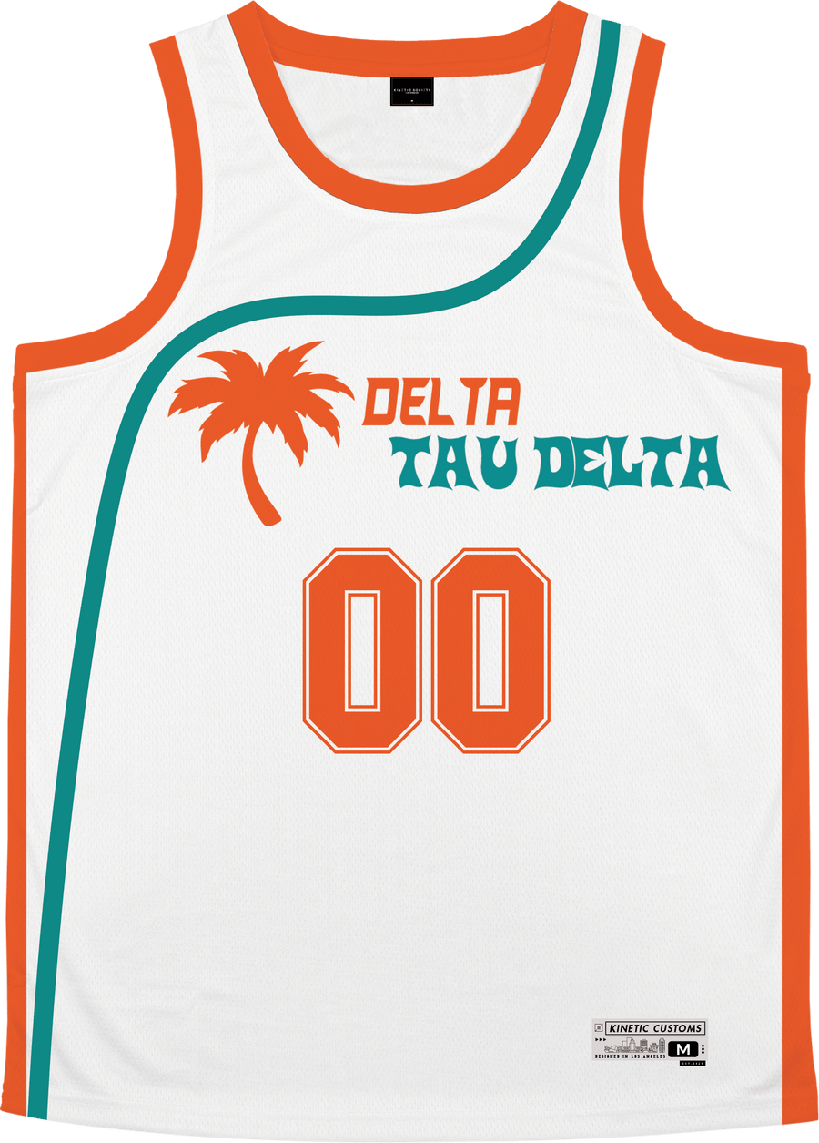 Delta Tau Delta - Tropical Basketball Jersey Premium Basketball Kinetic Society LLC 
