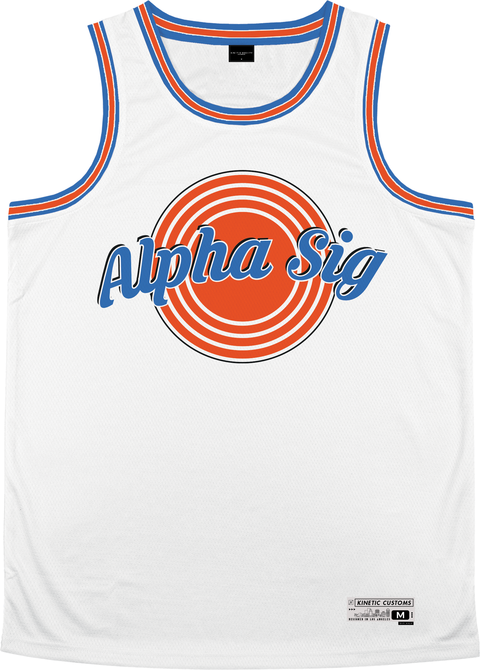 Alpha Sigma Phi - Vintage Basketball Jersey - Kinetic Society