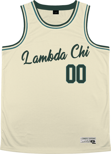 Lambda Chi Alpha - Buttercream Basketball Jersey - Kinetic Society