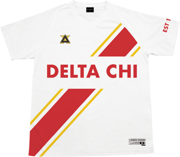 Delta Chi - Home Team Soccer Jersey Soccer Kinetic Society LLC 