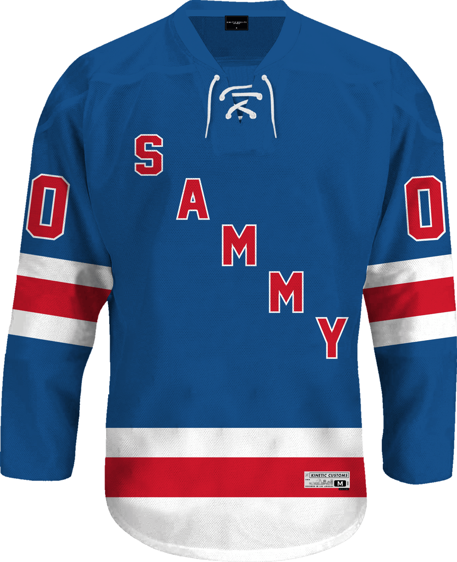 Sigma Alpha Mu - Blue Legend Hockey Jersey - Kinetic Society