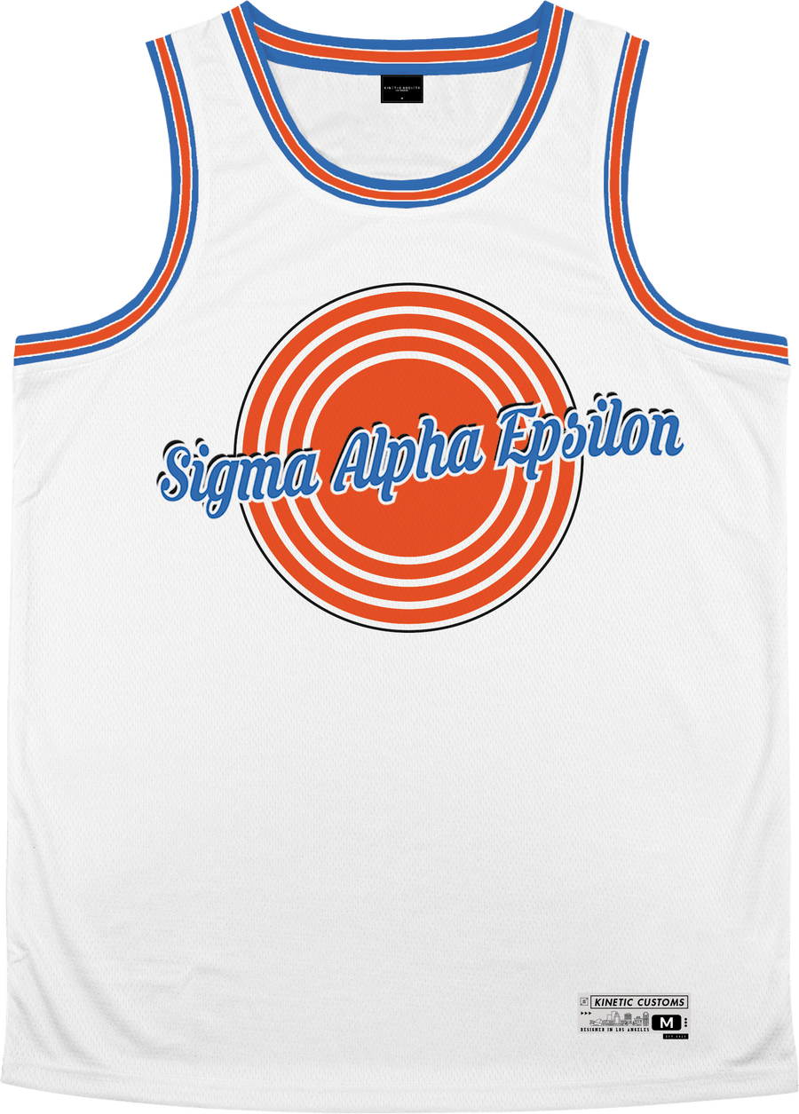 Sigma Alpha Epsilon - Vintage Basketball Jersey - Kinetic Society