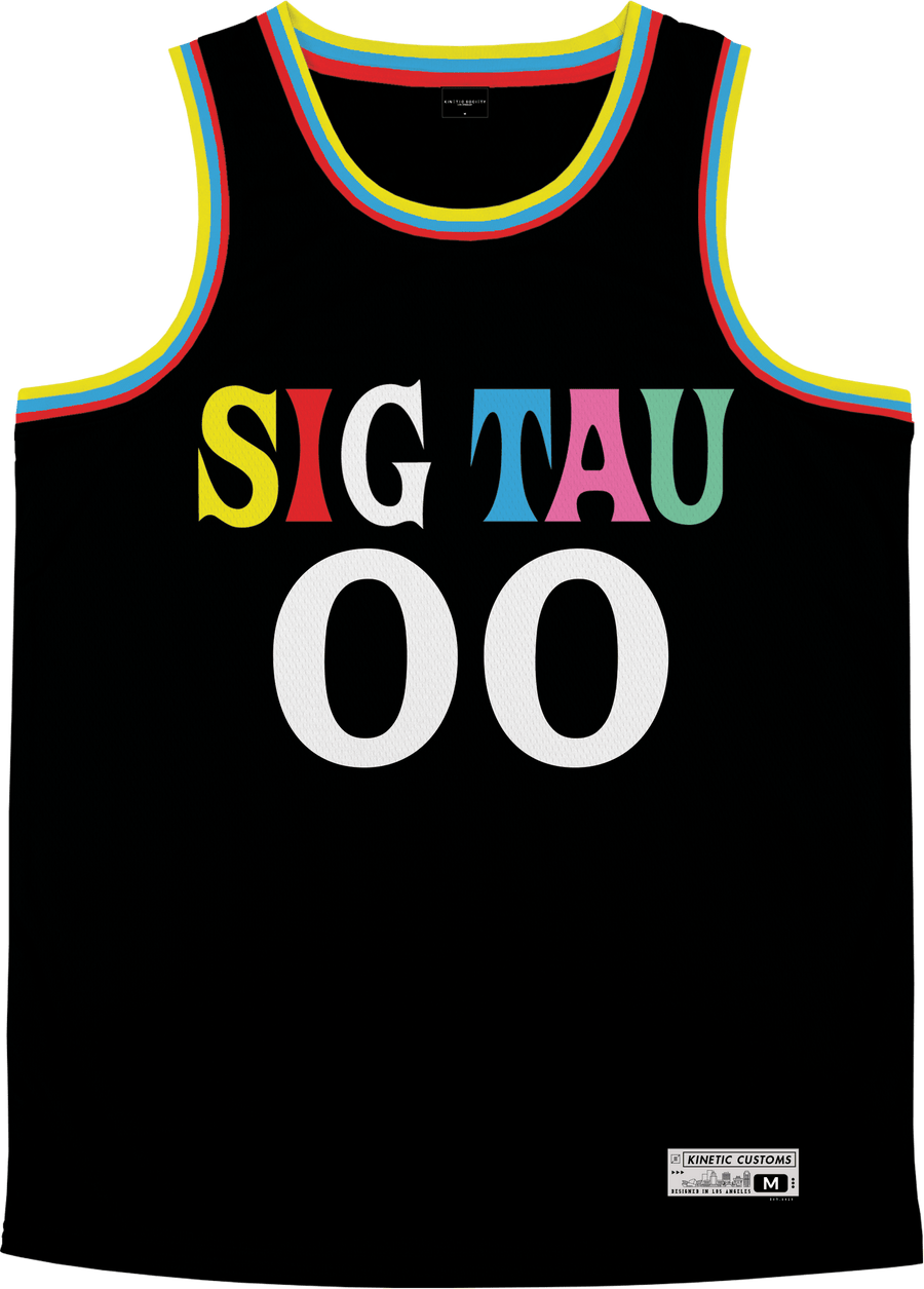 Sigma Tau Gamma - Crayon House Basketball Jersey - Kinetic Society