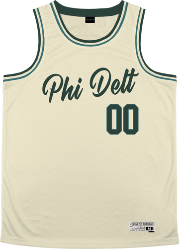 Phi Delta Theta - Buttercream Basketball Jersey - Kinetic Society