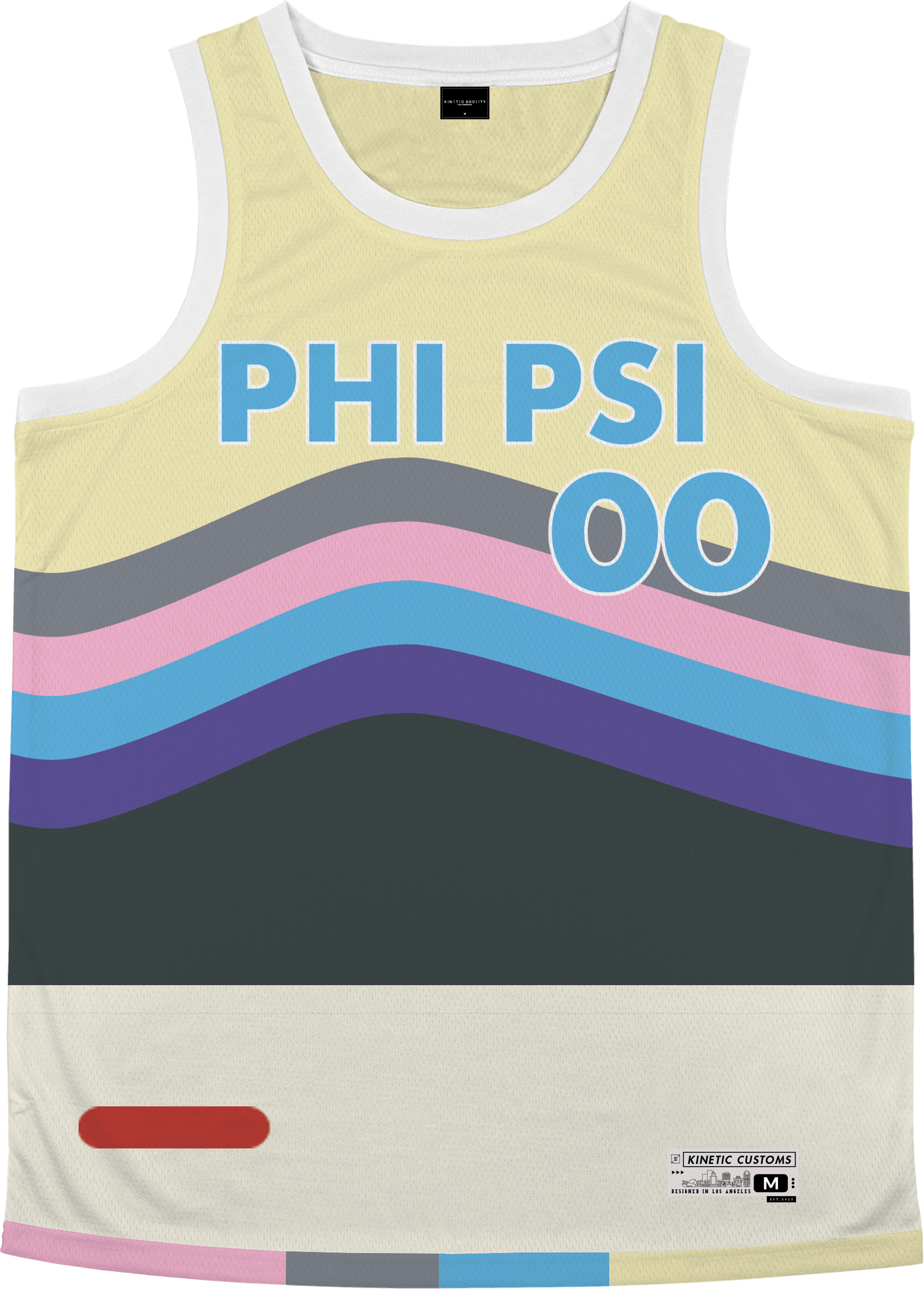 Phi Kappa Psi - Swirl Basketball Jersey - Kinetic Society