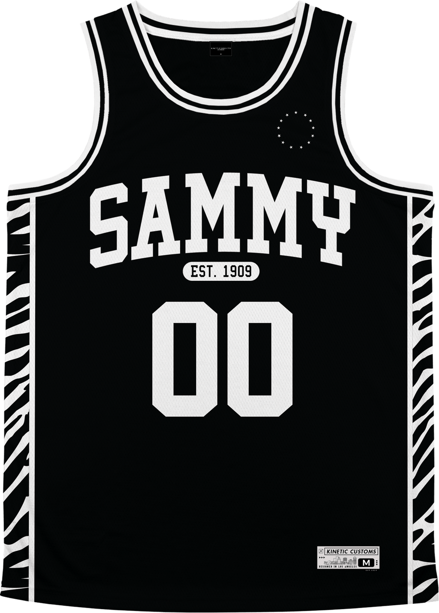 Sigma Alpha Mu - Zebra Flex Basketball Jersey - Kinetic Society