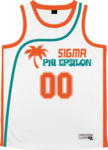 Sigma Phi Epsilon - Tropical Basketball Jersey Premium Basketball Kinetic Society LLC 