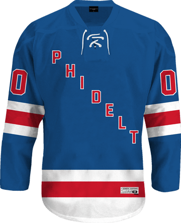 Phi Delta Theta - Blue Legend Hockey Jersey - Kinetic Society