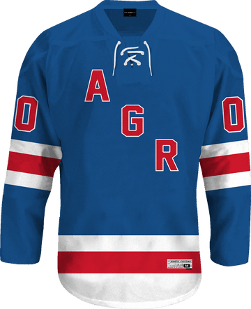 Alpha Gamma Rho - Blue Legend Hockey Jersey - Kinetic Society