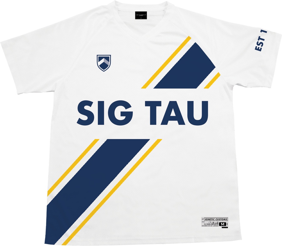 Sigma Tau Gamma - Home Team Soccer Jersey Soccer Kinetic Society LLC 