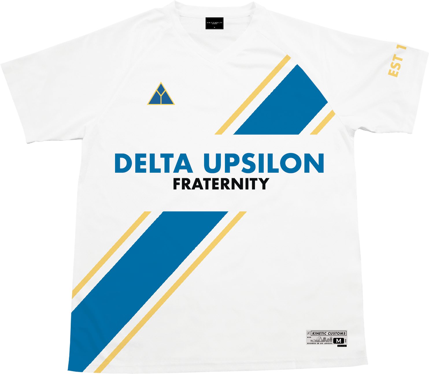 Delta Upsilon - Home Team Soccer Jersey - Kinetic Society