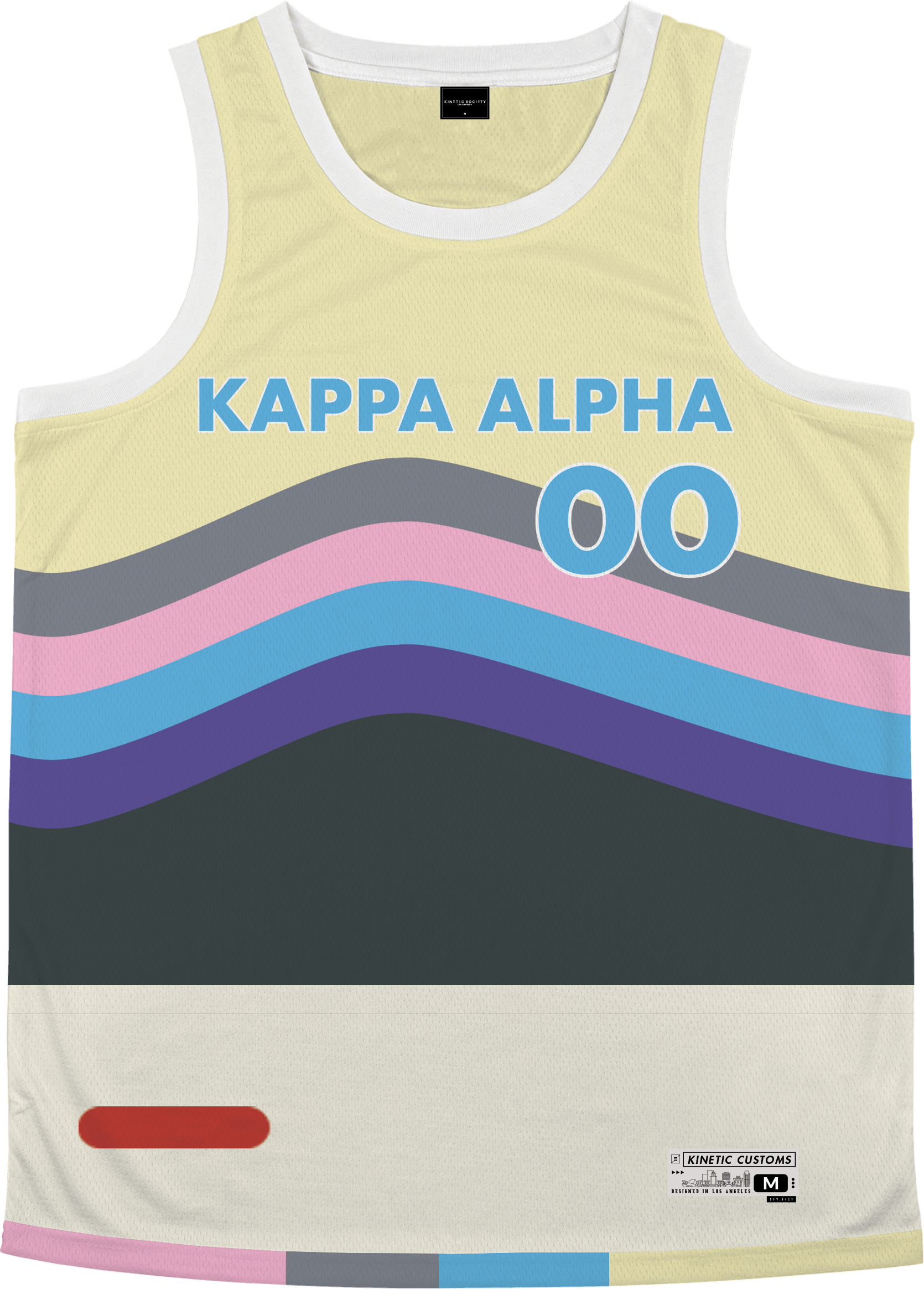 Kappa Alpha Order - Swirl Basketball Jersey - Kinetic Society