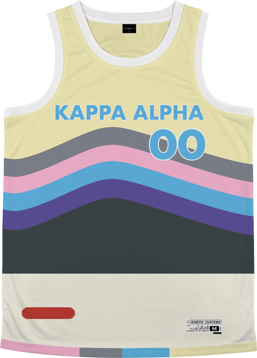Kappa Alpha Order - Swirl Basketball Jersey - Kinetic Society