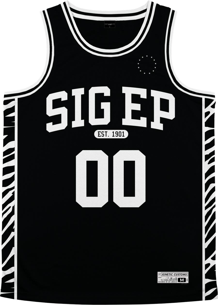 Sigma Phi Epsilon - Zebra Flex Basketball Jersey - Kinetic Society