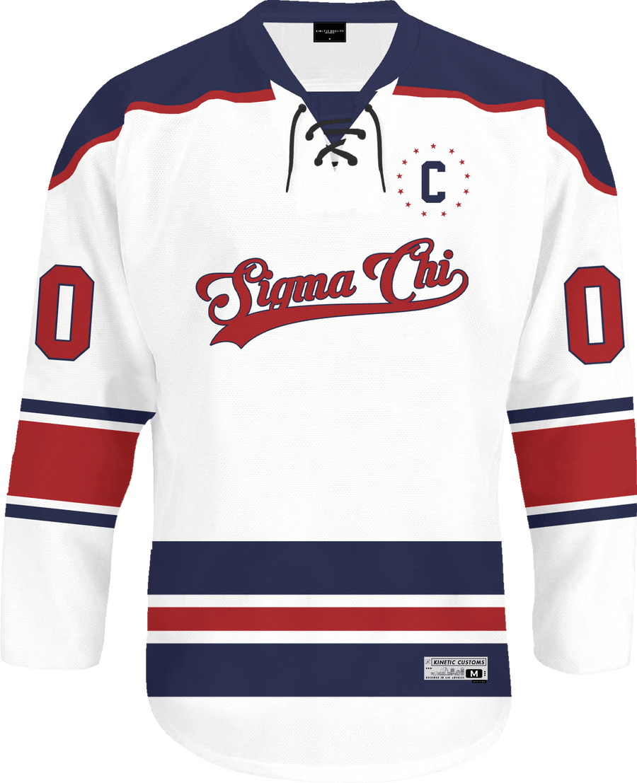 Sigma Chi - Captain Hockey Jersey - Kinetic Society