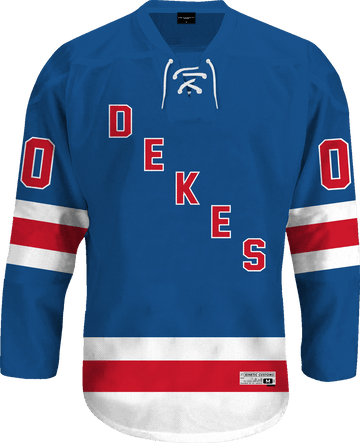 Delta Kappa Epsilon - Blue Legend Hockey Jersey - Kinetic Society