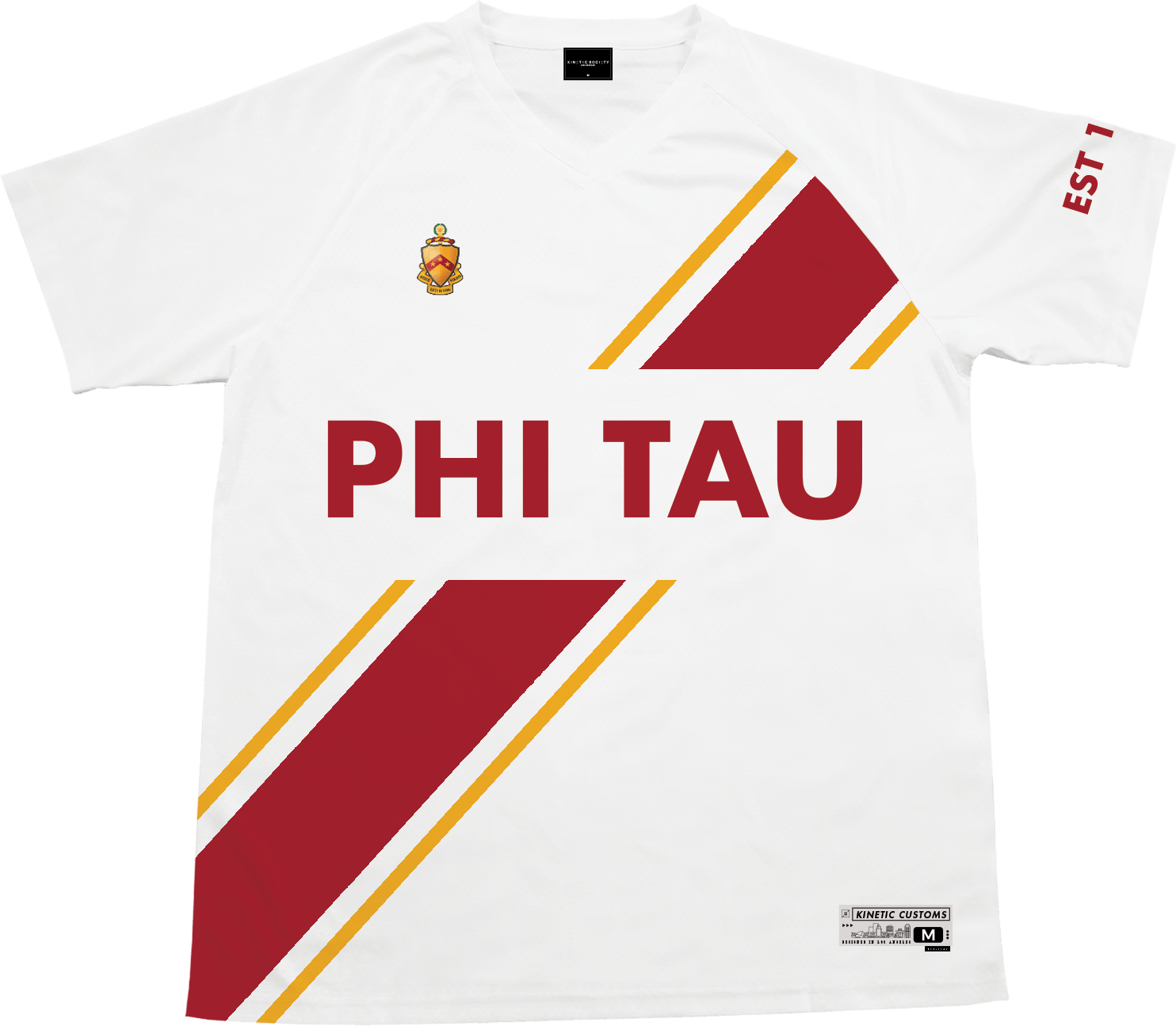 Phi Kappa Tau - Home Team Soccer Jersey Soccer Kinetic Society LLC 