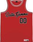 Delta Gamma - Big Red Basketball Jersey - Kinetic Society
