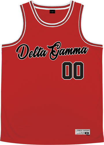 Delta Gamma - Big Red Basketball Jersey - Kinetic Society