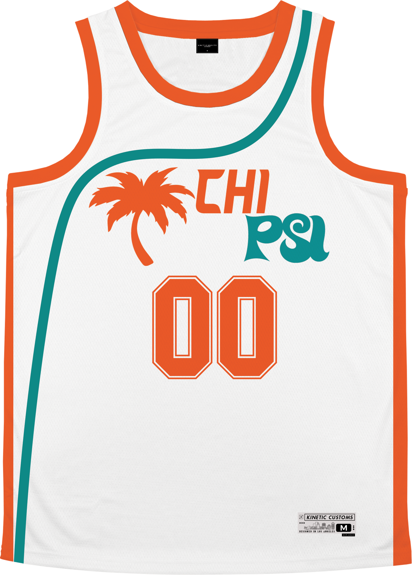 Chi Psi - Tropical Basketball Jersey Premium Basketball Kinetic Society LLC 
