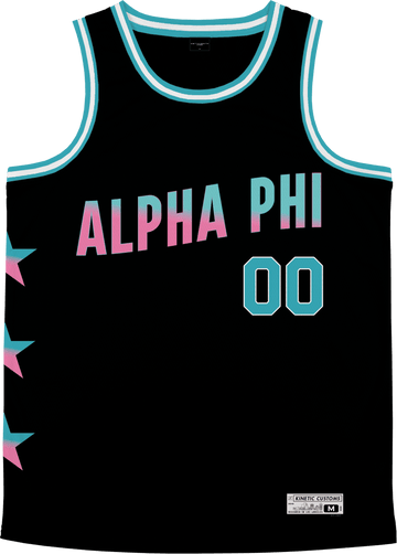 Alpha Phi - Cotton Candy Basketball Jersey - Kinetic Society