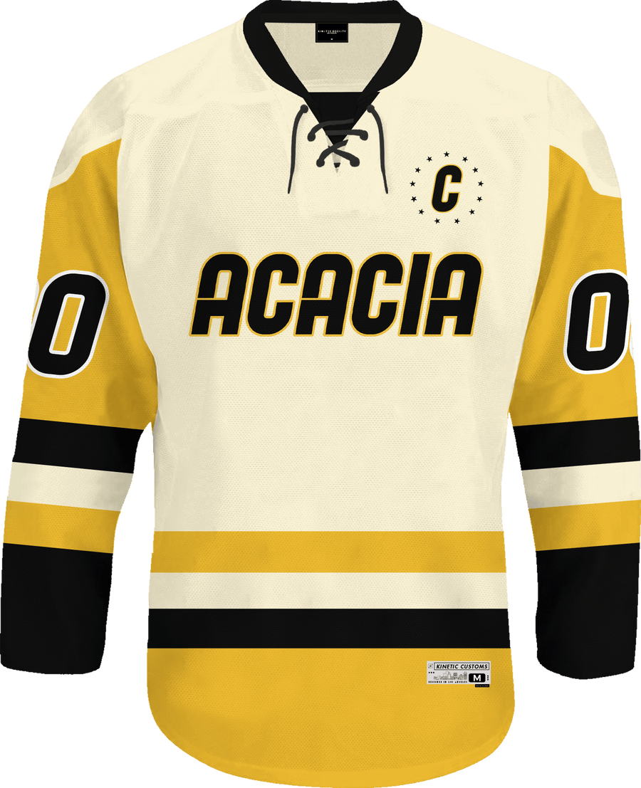 Acacia - Golden Cream Hockey Jersey - Kinetic Society