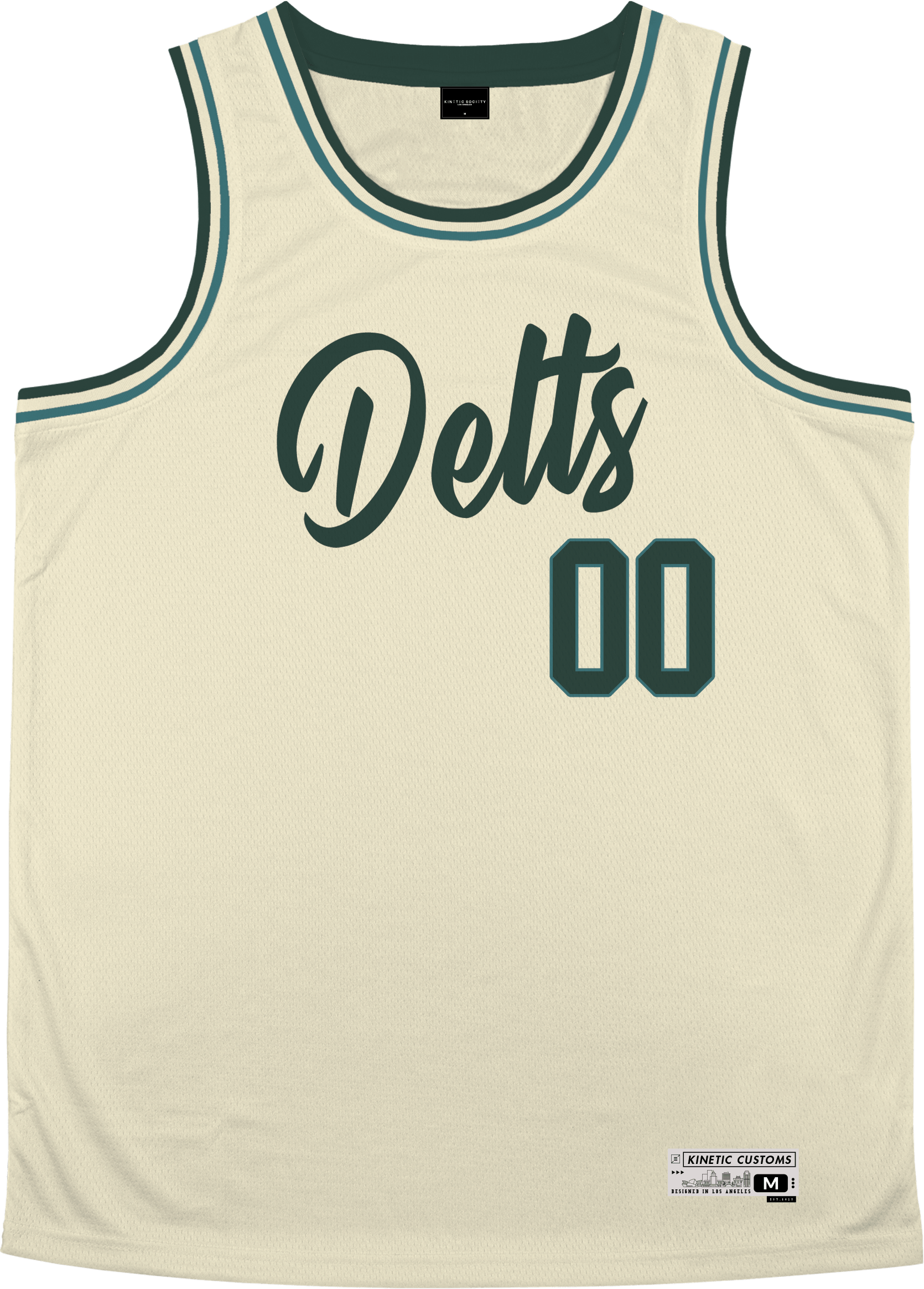 Delta Tau Delta - Buttercream Basketball Jersey - Kinetic Society