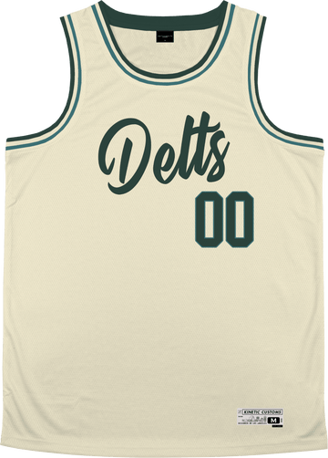 Delta Tau Delta - Buttercream Basketball Jersey - Kinetic Society