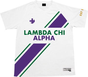 Lambda Chi Alpha - Home Team Soccer Jersey - Kinetic Society