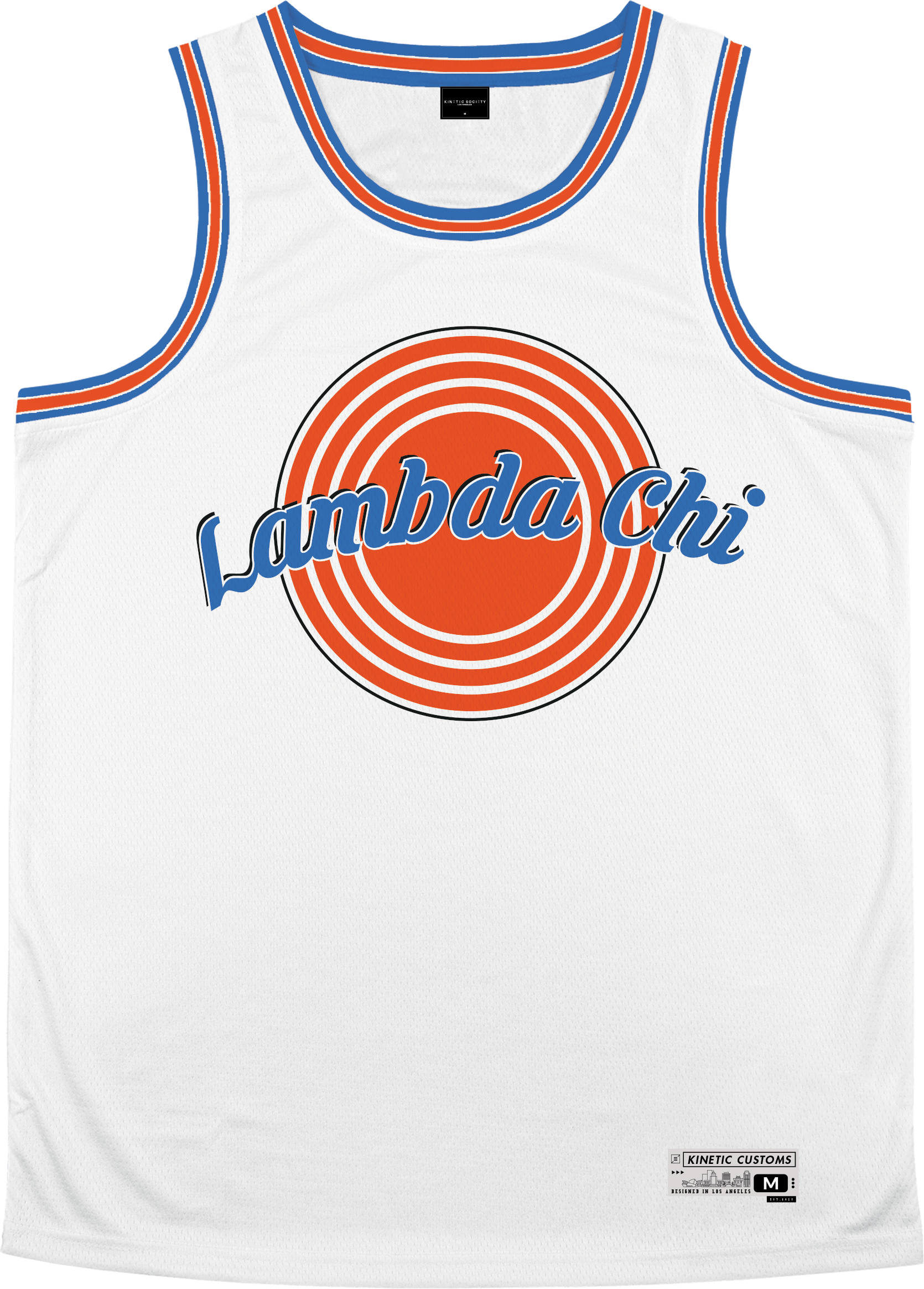 Lambda Chi Alpha - Vintage Basketball Jersey - Kinetic Society