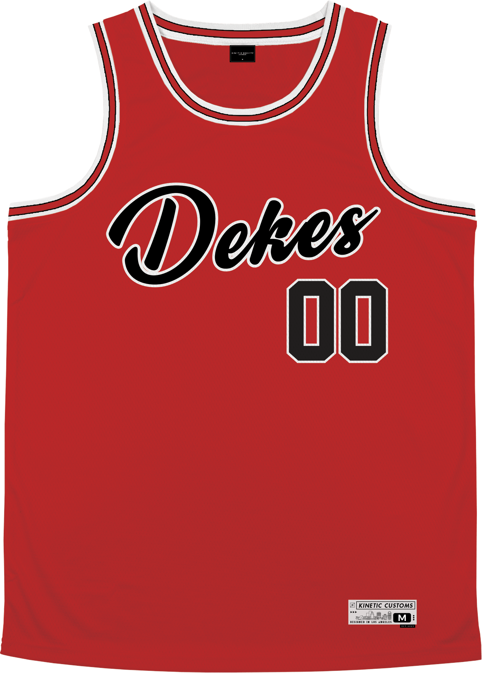 Delta Kappa Epsilon - Big Red Basketball Jersey - Kinetic Society