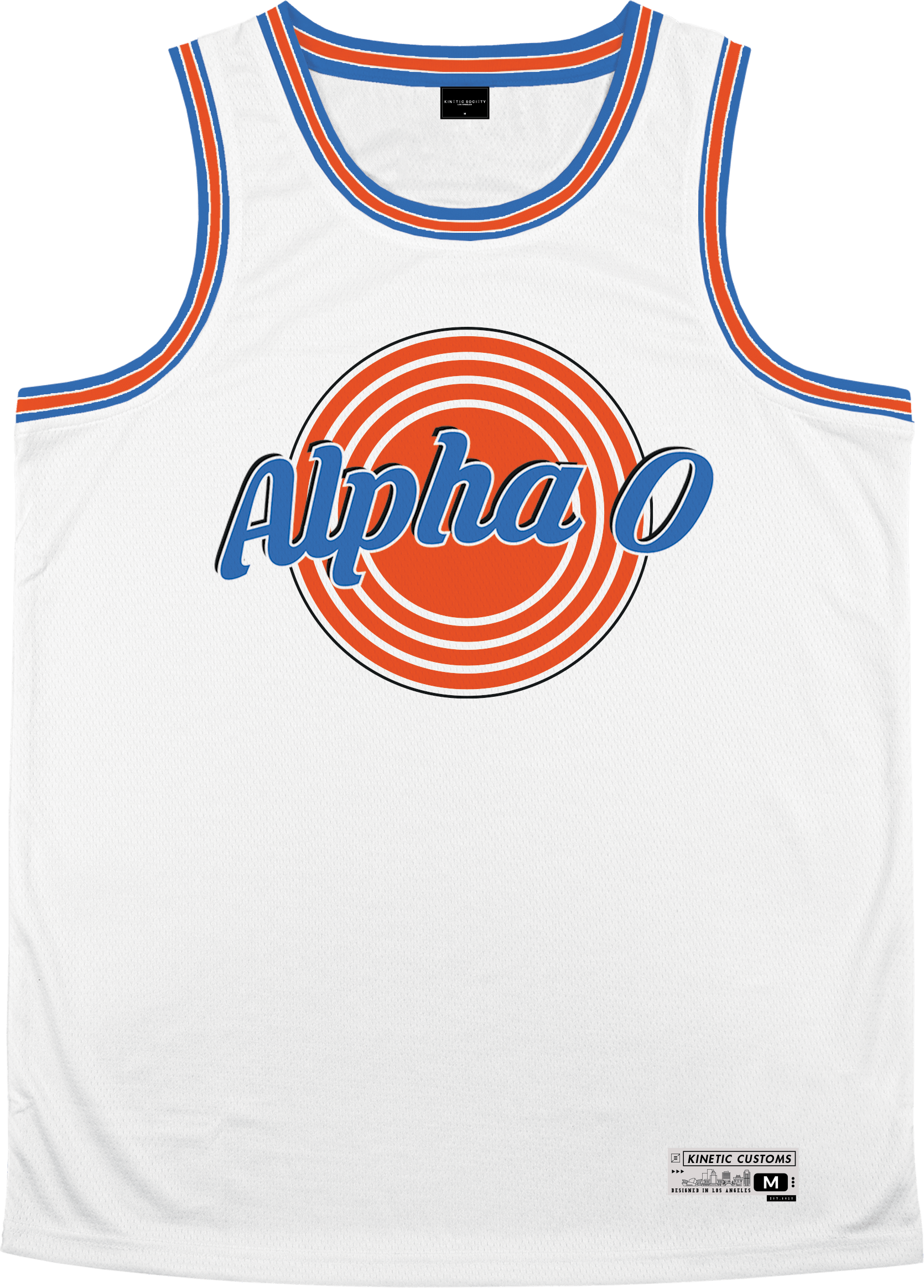 Alpha Omicron Pi - Vintage Basketball Jersey - Kinetic Society