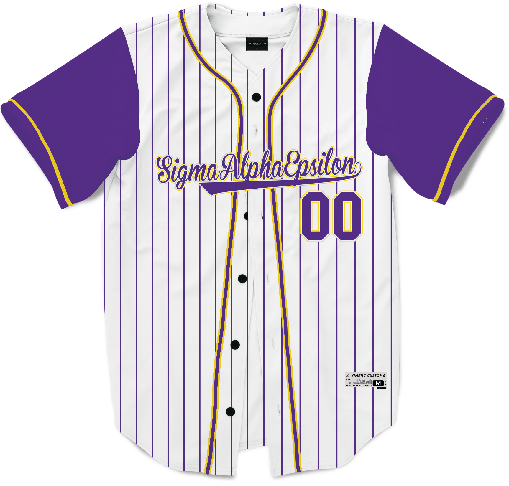 Sigma Alpha Epsilon - House Baseball Jersey - Kinetic Society
