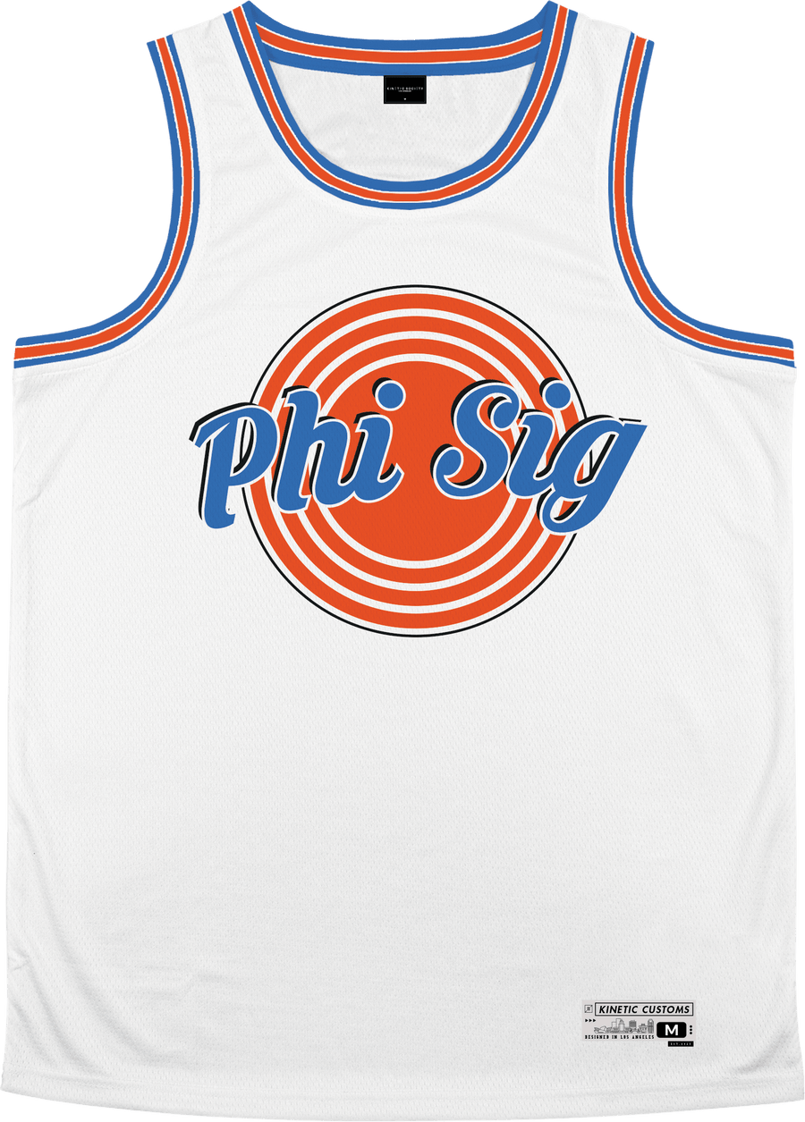 Phi Sigma Kappa - Vintage Basketball Jersey - Kinetic Society