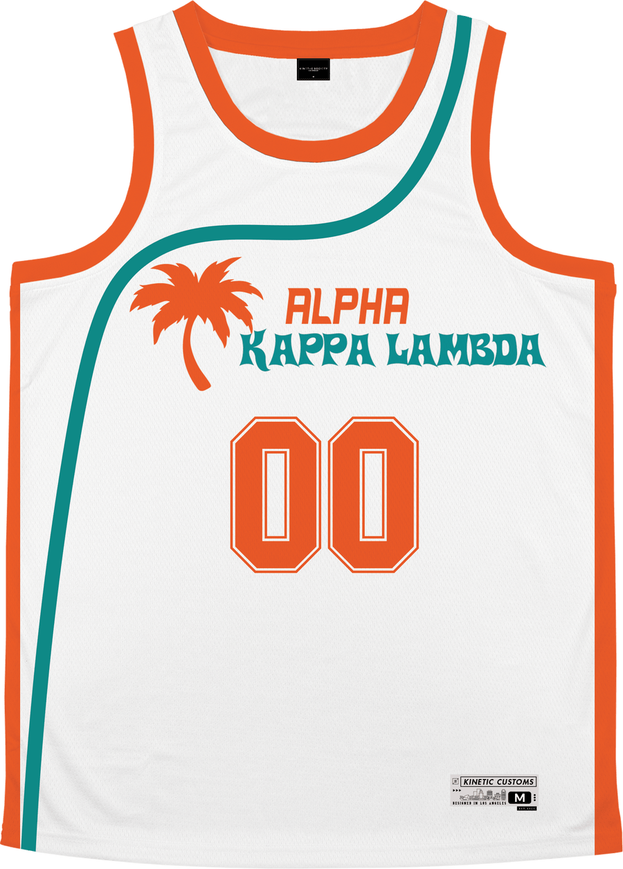 Alpha Kappa Lambda - Tropical Basketball Jersey Premium Basketball Kinetic Society LLC 