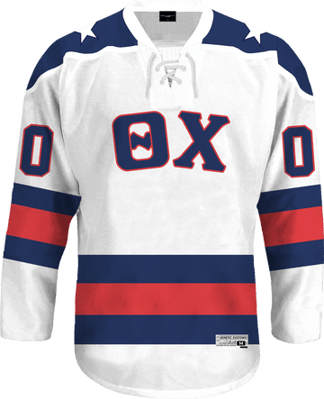 Theta Chi Patriotic Hockey Jersey