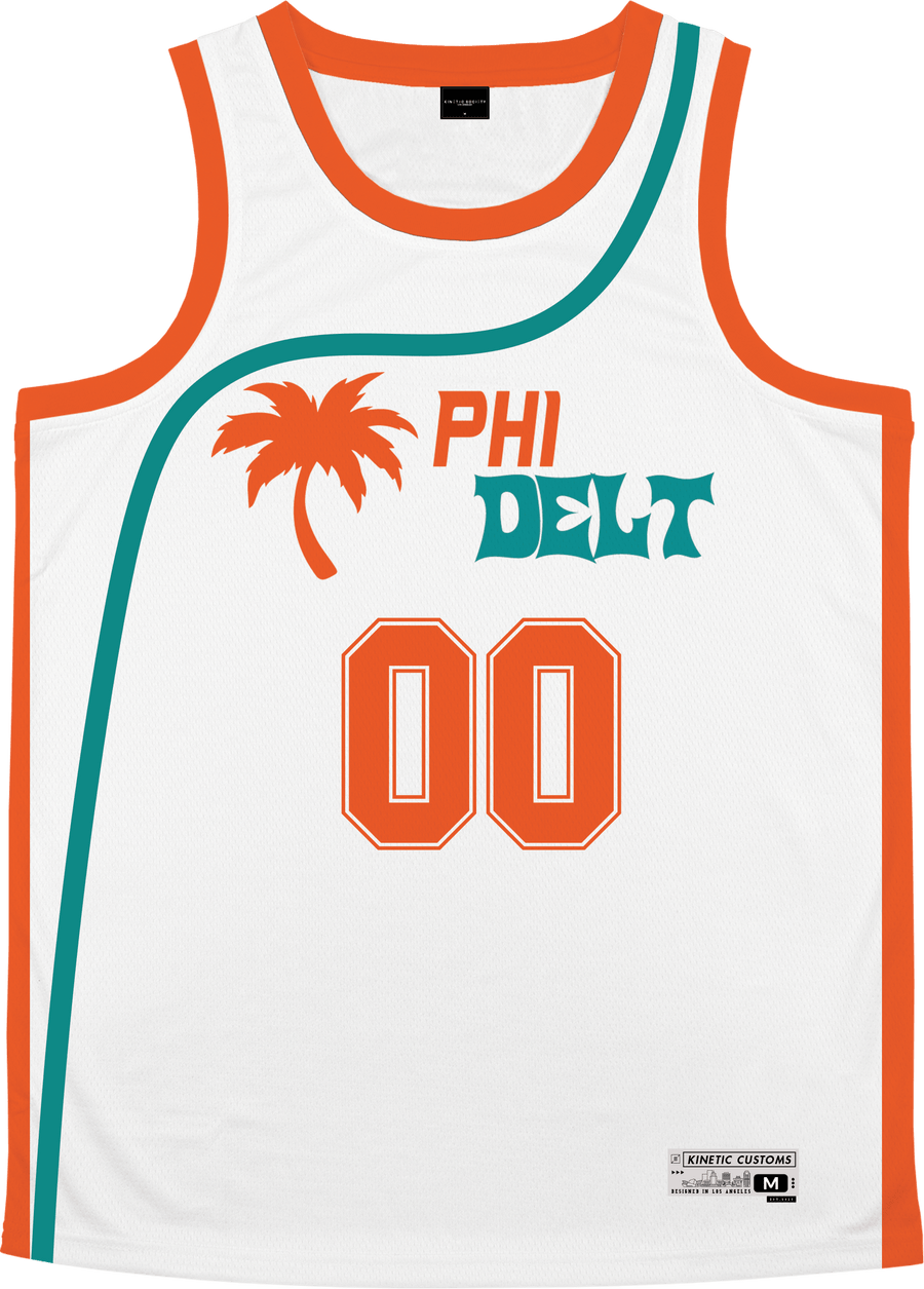 Phi Delta Theta - Tropical Basketball Jersey Premium Basketball Kinetic Society LLC 