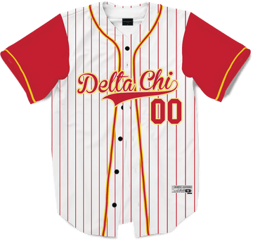 Delta Chi - House Baseball Jersey - Kinetic Society