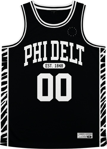 Phi Delta Theta - Zebra Flex Basketball Jersey - Kinetic Society