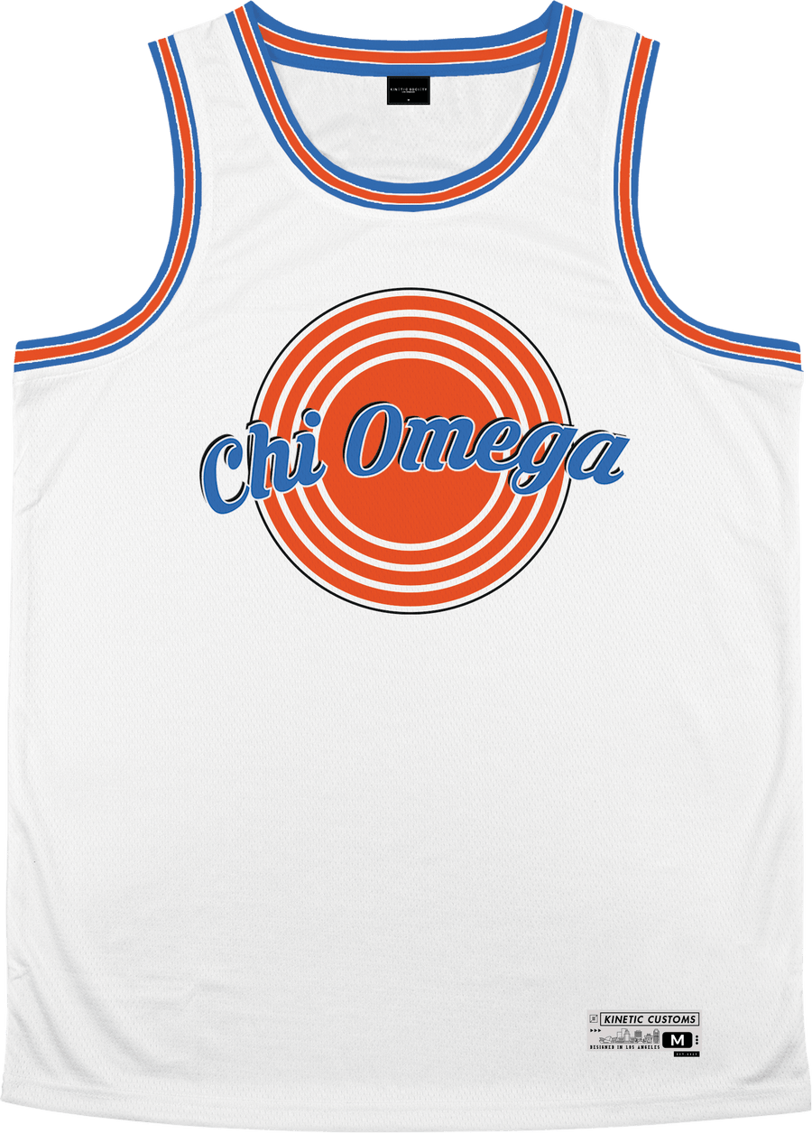 Chi Omega - Vintage Basketball Jersey - Kinetic Society