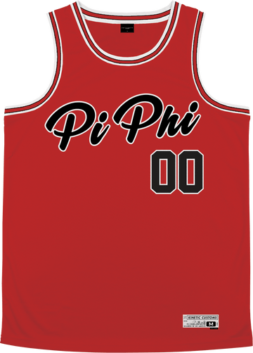 Pi Beta Phi - Big Red Basketball Jersey - Kinetic Society