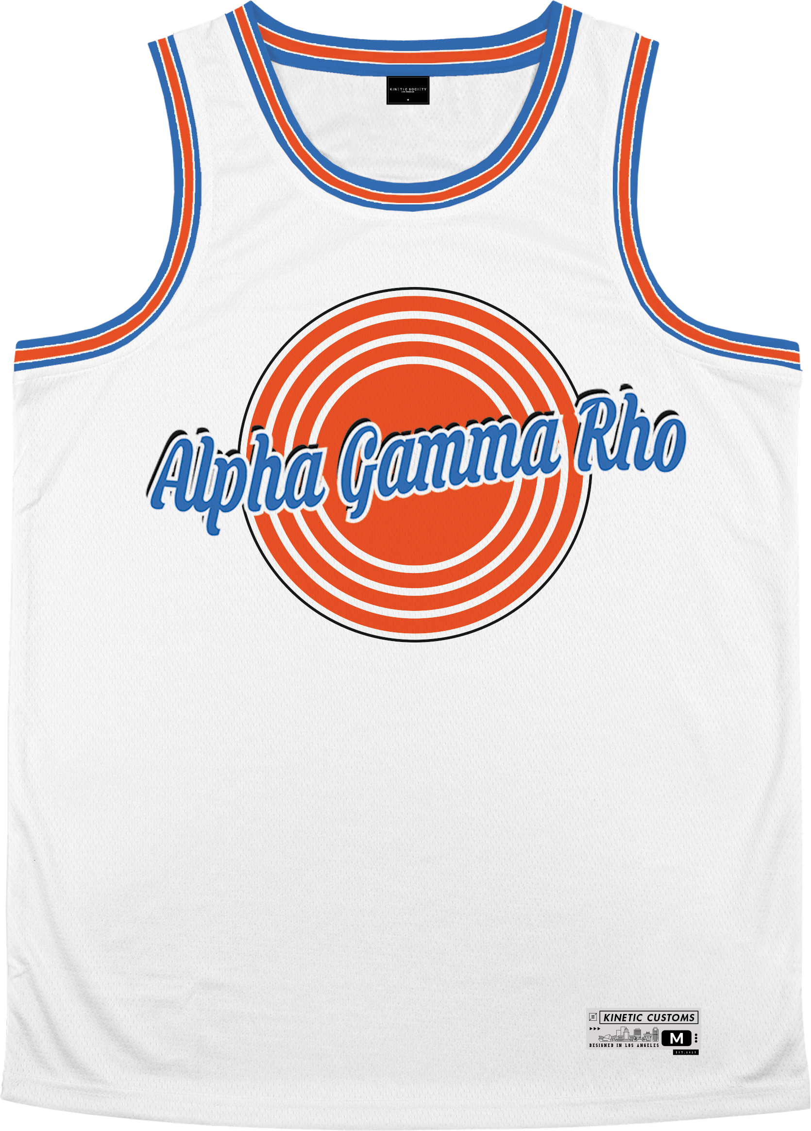 Alpha Gamma Rho - Vintage Basketball Jersey - Kinetic Society