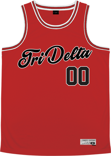 Delta Delta Delta - Big Red Basketball Jersey - Kinetic Society