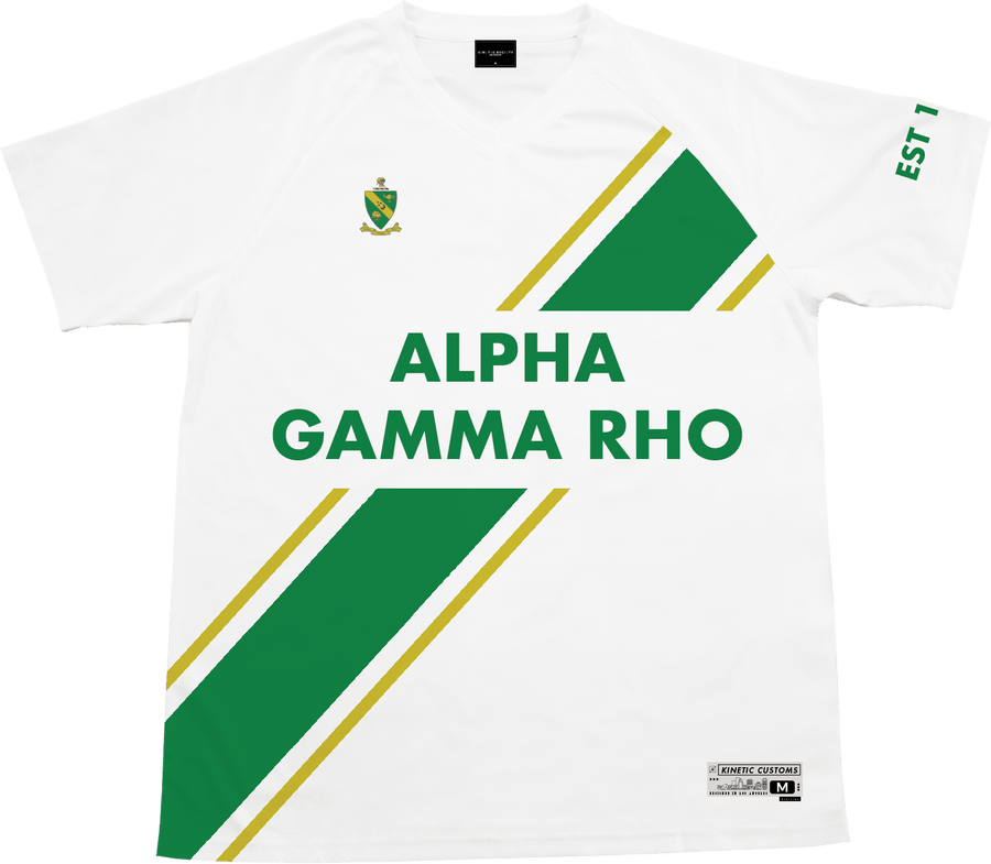 Alpha Gamma Rho - Home Team Soccer Jersey - Kinetic Society