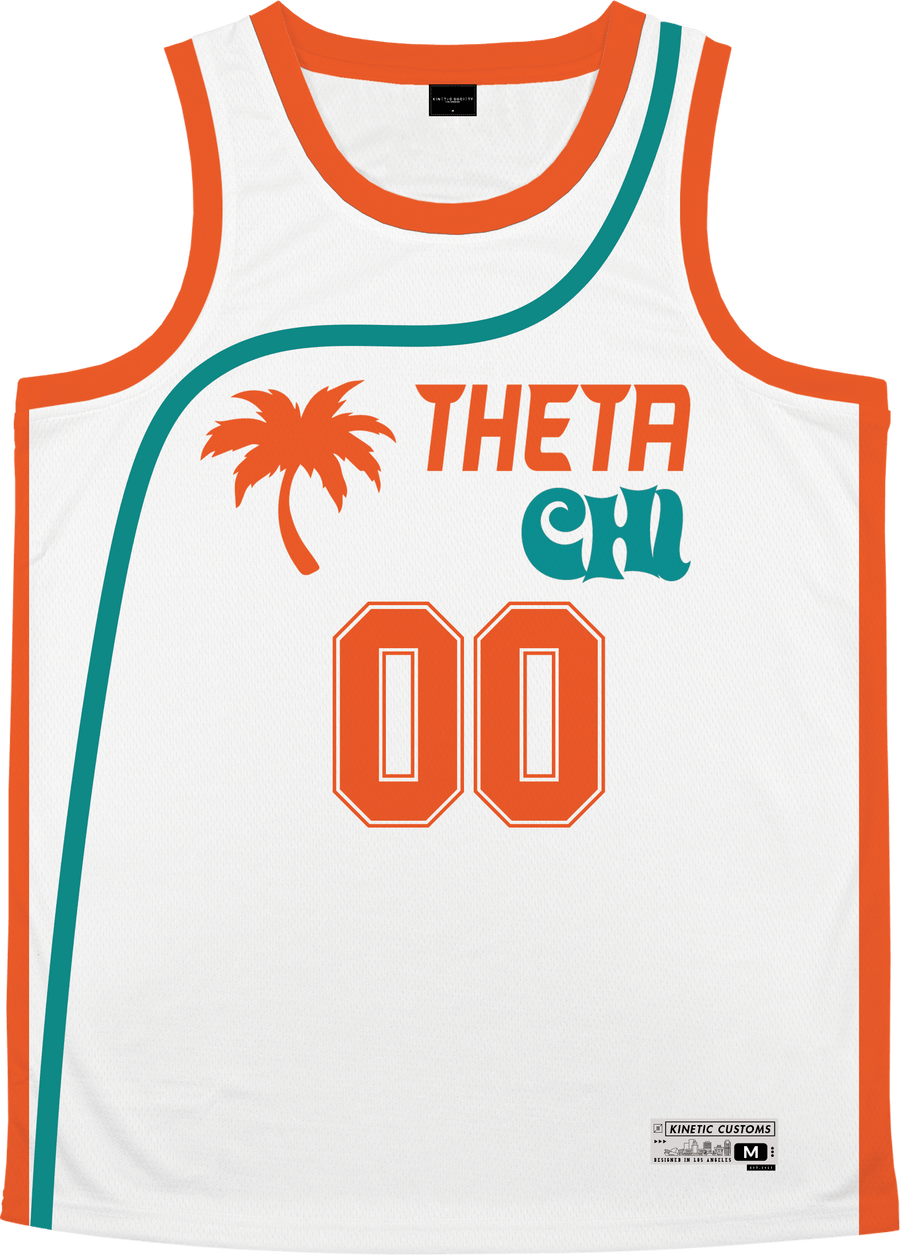 Theta Chi - Tropical Basketball Jersey Premium Basketball Kinetic Society LLC 