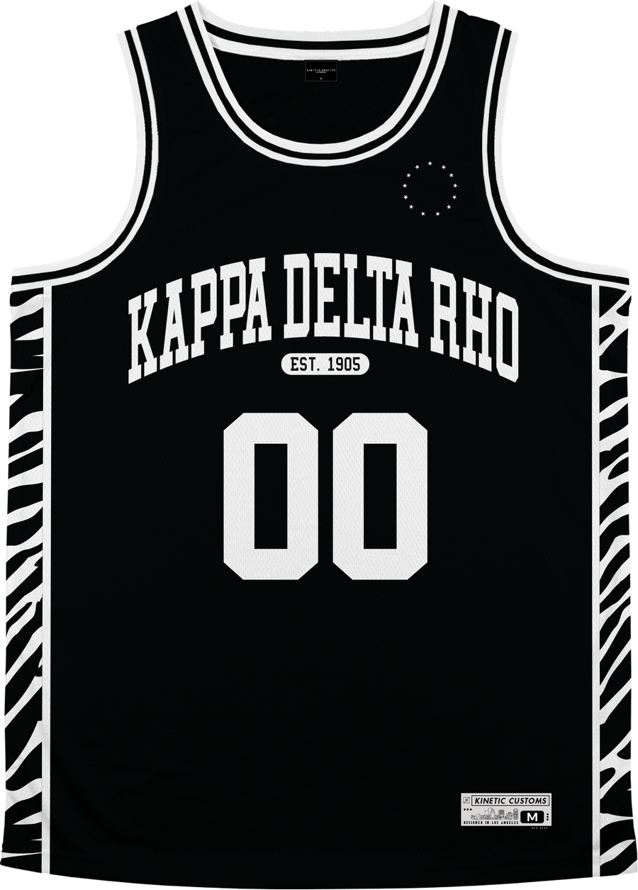 Kappa Delta Rho - Zebra Flex Basketball Jersey - Kinetic Society