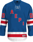 Alpha Epsilon Pi - Blue Legend Hockey Jersey - Kinetic Society
