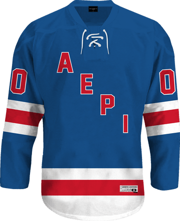 Alpha Epsilon Pi - Blue Legend Hockey Jersey - Kinetic Society