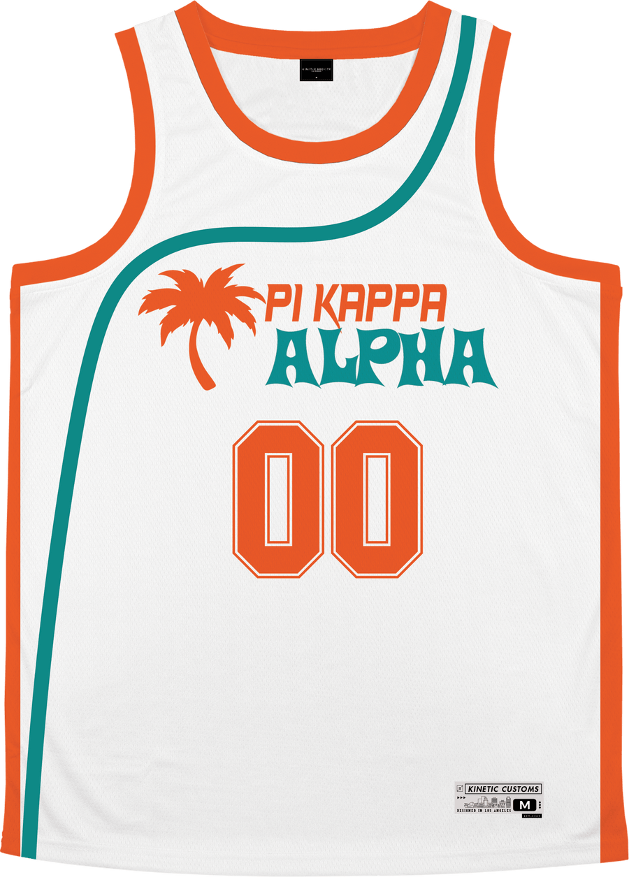 Pi Kappa Alpha - Tropical Basketball Jersey Premium Basketball Kinetic Society LLC 