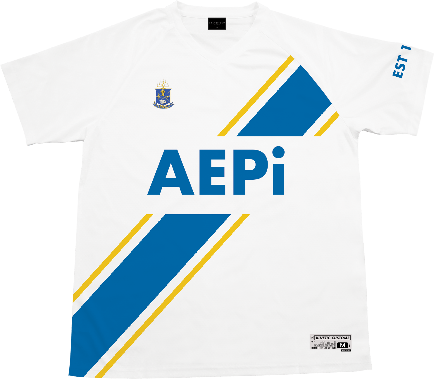 Alpha Epsilon Pi - Home Team Soccer Jersey Soccer Kinetic Society LLC